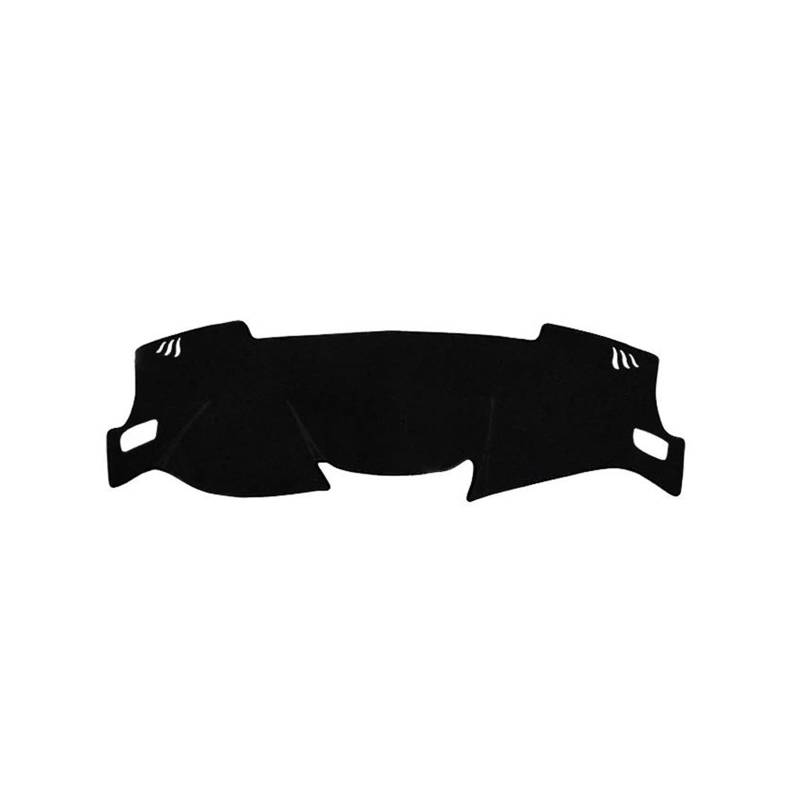 Armaturenbrett Matte Armaturenbrett Teppich Auto Armaturenbrett Abdeckung Dash Matte Instrument Schreibtisch Non-slip Pad LHD/RHD Für Nissan Für Qashqai J11 2014-2020(A LHD Black Side) von FTJKKVV