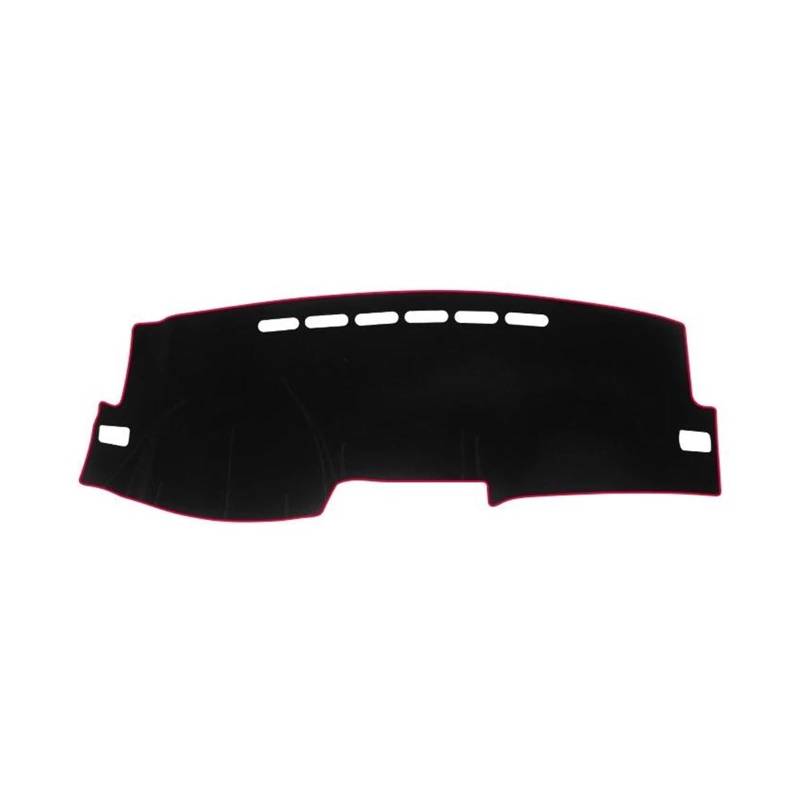 Armaturenbrett Matte Armaturenbrett Teppich LHD/RHD Für Toyota Für Corolla Für Axio Für Fielder E140 E150 2006-2013 Auto Dashboard Abdeckung Vermeiden Licht Matte Non-slip Pad(A LHD Red Side) von FTJKKVV