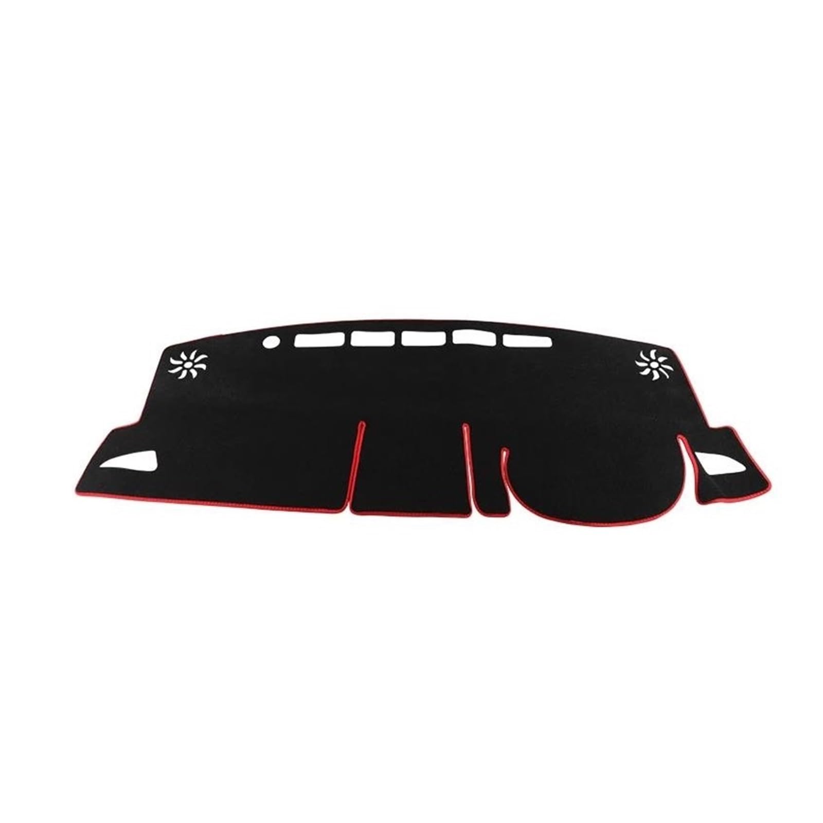 Armaturenbrett Matte Armaturenbrett Teppich LHD/RHD Für Toyota Für Corolla Für Cross XG10 2021 2022 2023 2024 Für Hybrid Auto Dashboard Abdeckung Dash Matte Non-slip Pad(A RHD Red Side) von FTJKKVV