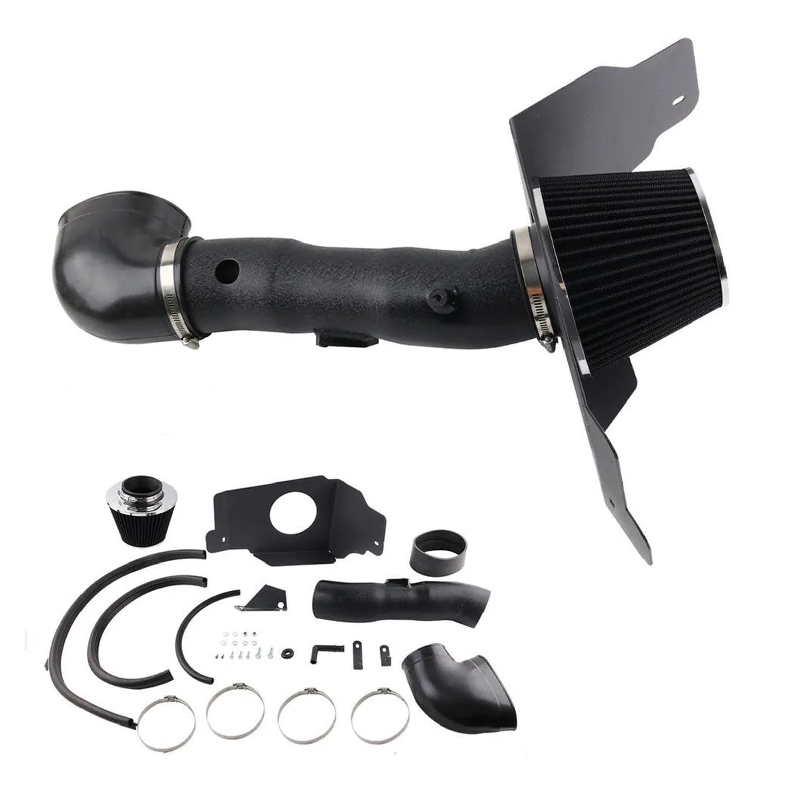 Auto-Ansaugschlauch Auto Modifikation Teile Cold Air Intake Induction Kit Schwarz Filter Für Ford Für Mustang GT 4,6 L V8 2005 2006 2007 2008 2009 Lufteinlässe von FTJKKVV