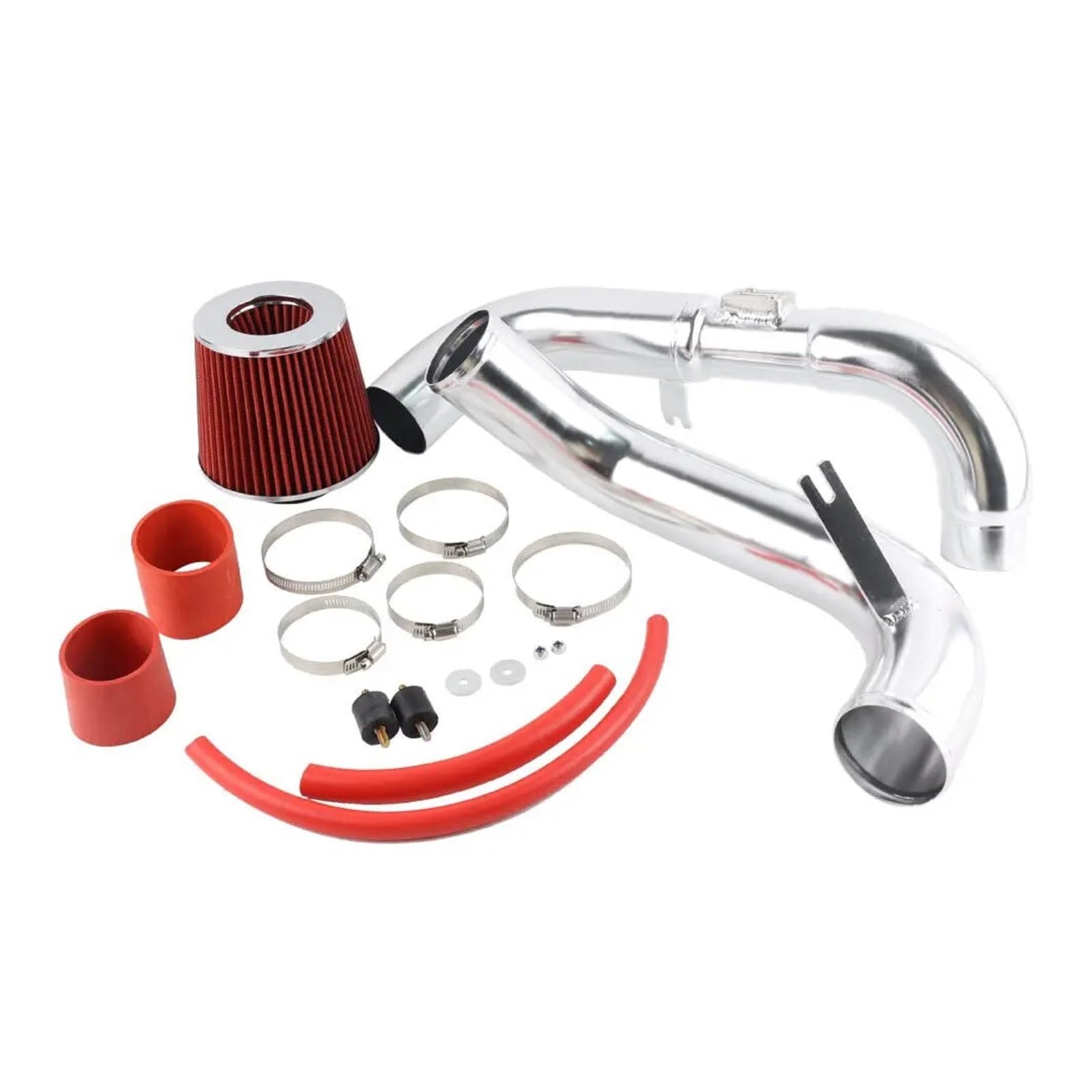 Auto-Ansaugschlauch Motorteile Rot Schwarz 3'' Kaltluftansaugrohr-Kit Trockenfilter 1,8 L Lufteinlässe Teile Für Civic EX/LX/DX 2006 2007 2008 2009 2010 2011 Lufteinlässe(Rot) von FTJKKVV