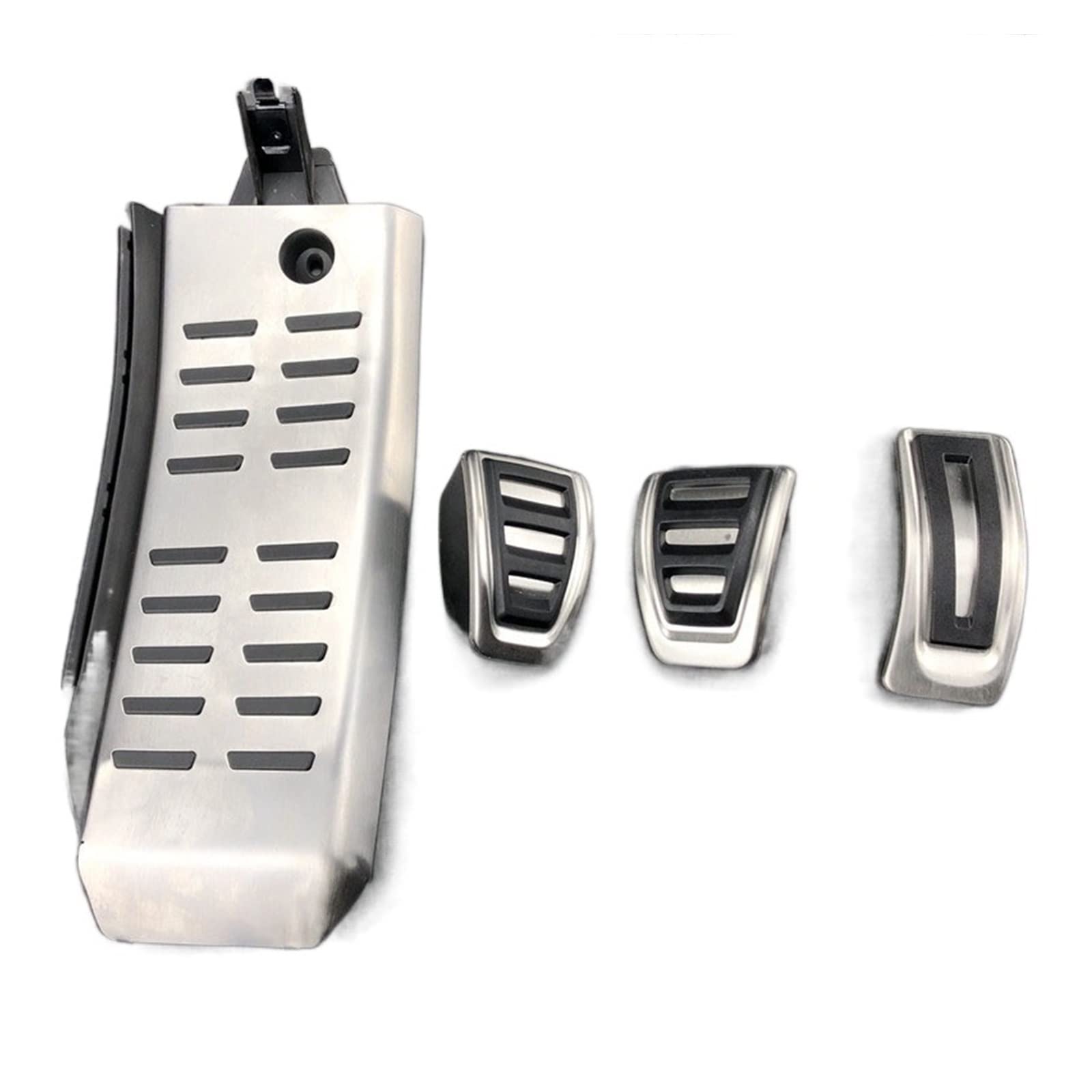 Auto Pedalauflagen Für A6 (4F) C6 S6 2008-2012 Auto Styling Zubehör Gaspedal Bremse Kupplung Fußstütze Pedal Edelstahl Modifizierte Pad Autopedal(for Manual 4pcs Kit) von FTJKKVV