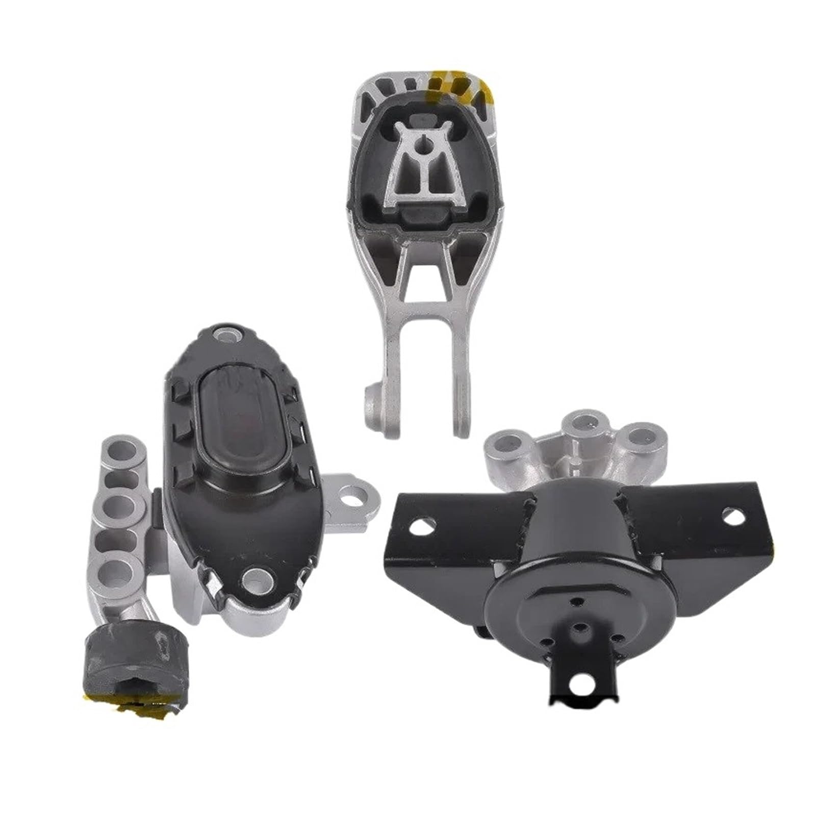 Automotorhalterung Für Chevrolet Für Sonic Für Trax Für Cruze 95493721 95032352 95405221 95350019 3PCS Motor Unterstützung Getriebe Gummi Mount Kit Motorlager von FTJKKVV