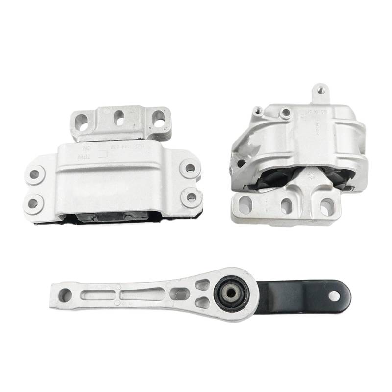 Automotorhalterung Für VW FÜR Scirocco Für GTI PQ35 1,4 T Plattform 1K0199262M 1K0199555R 1K0199855BB Motor Montieren Trans Unterstützung DREI Stück Anzug Motorlager(for PQ35 1.4T) von FTJKKVV