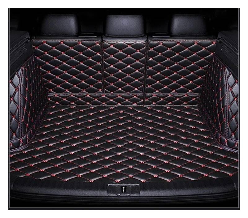 Kofferraummatten Auto Vollständige Abdeckung Stamm Matte Für X6 F16 2015-2019 Auto Boot Abdeckung Pad Für Cargo-Liner Innen Schutz Zubehör Kofferraum schutzmatte(Black-red) von FTJKKVV