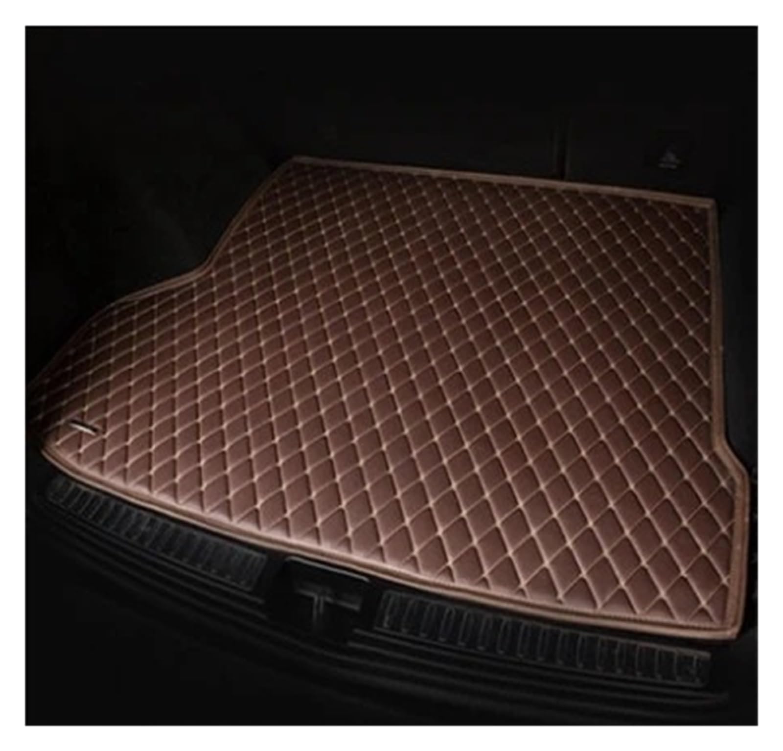 Kofferraummatten Für Benz GL Klasse 2013-2014 Custom Leder Auto Styling Liner Hinten Stamm Boden Matte Fach Teppich Schlamm Kofferraum schutzmatte(B Brown) von FTJKKVV