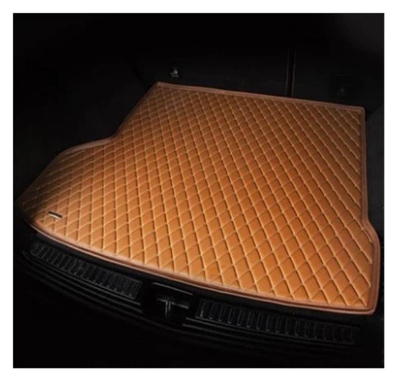 Kofferraummatten Für Benz GL Klasse 2013-2014 Custom Leder Auto Styling Liner Hinten Stamm Boden Matte Fach Teppich Schlamm Kofferraum schutzmatte(Coffee) von FTJKKVV