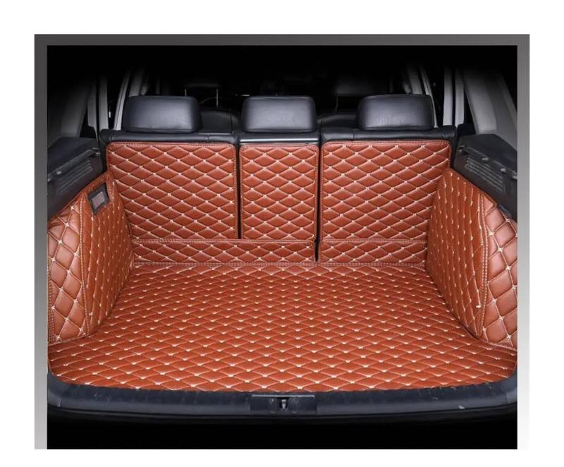 Kofferraummatten Für Dodge Für Caliber 2008 2009 2010 2011 Kofferraum Matte Für Cargo-Liner Teppich Innen Teile Zubehör Abdeckung Kofferraum schutzmatte(Braun) von FTJKKVV