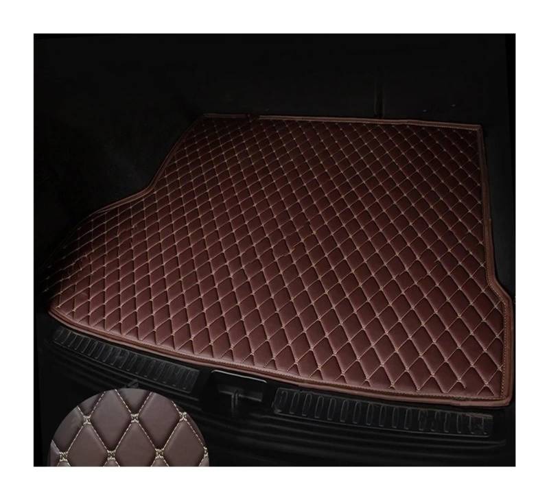 Kofferraummatten Für Q3 2019 2020 2021 Custom Car Für Cargo-Liner Teppich Zubehör Auto Innen Dekoration Kofferraum Matte Kofferraum schutzmatte(Dark Brown) von FTJKKVV