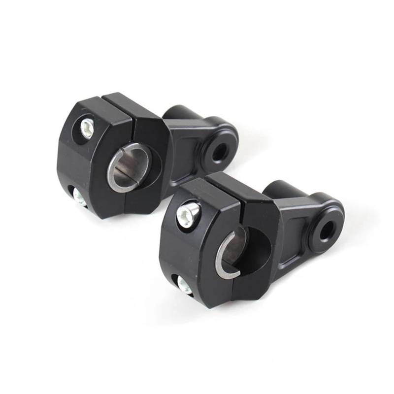 Lenkerklemme Für 22MM 7/8 "-28MM 1 1/8" Für Ducati Motorrad Bar Klemmen Erhöhte Lenker Griff Bar Riser Lenker Riser(Black 1 Set) von FTJKKVV