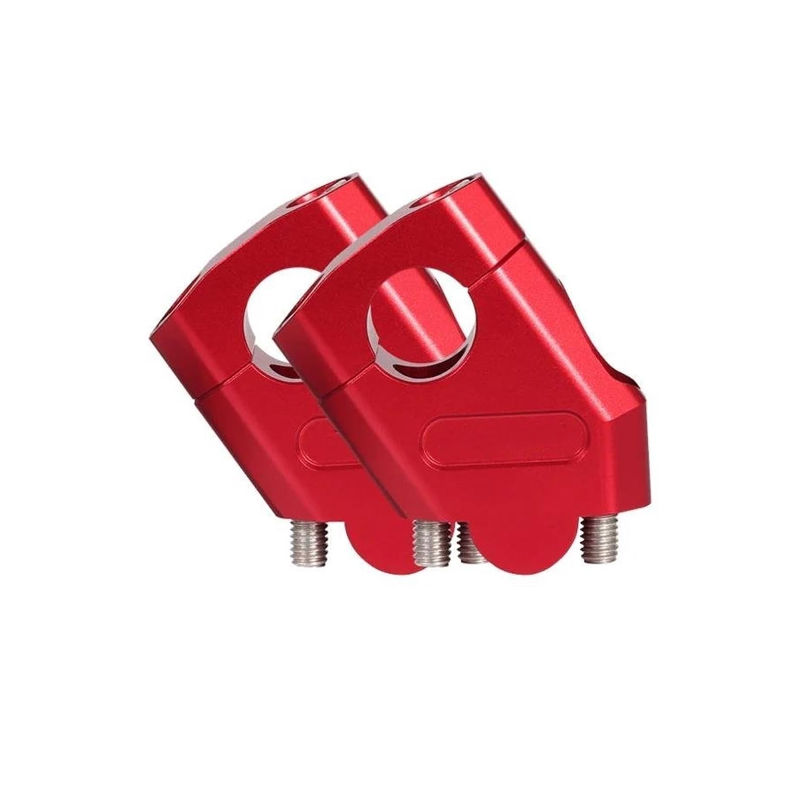 Lenkerklemme Passend Für Alle 22-mm- Und 28-mm-Motorradlenker. Erhöhung Der Riser-Lenkerklemme Für Kawasaki Usw. Lenker Riser(28mm Red) von FTJKKVV