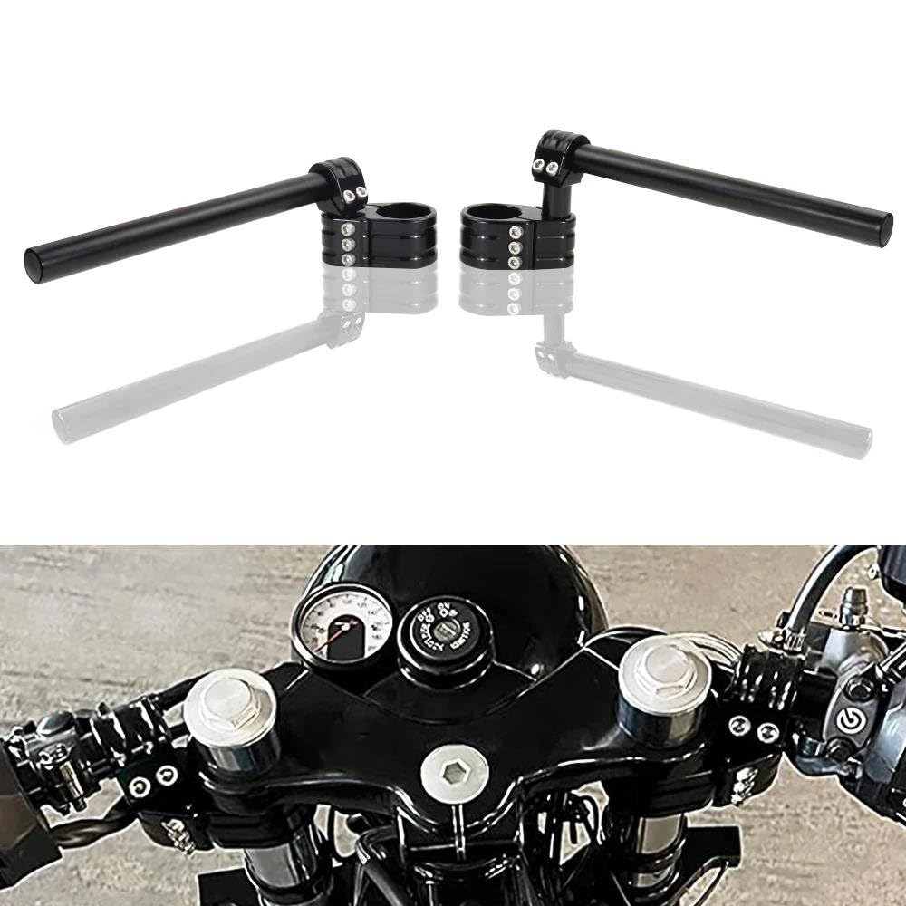 Lenkerklemme Universal-Lenkererhöhung Für Motorrad-Lenker Passend Für 37 Mm 41 Mm 43 Mm 50 Mm 53 Mm 55 Mm Verstellbarer Clip-ons-Lenker Lenker Riser(37mm normal) von FTJKKVV