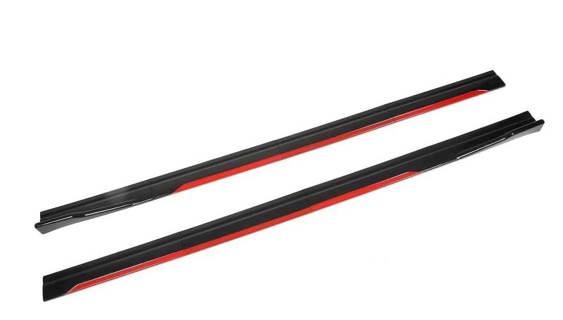 Seitenschweller 2,18 M Seitenschweller Für Civic Für Accord 9. 10. EK EG S2000 Alle Modelle Verlängerungen Seitenschweller Winglet-Splitter Lippe Seitenrock(Red Black) von FTJKKVV