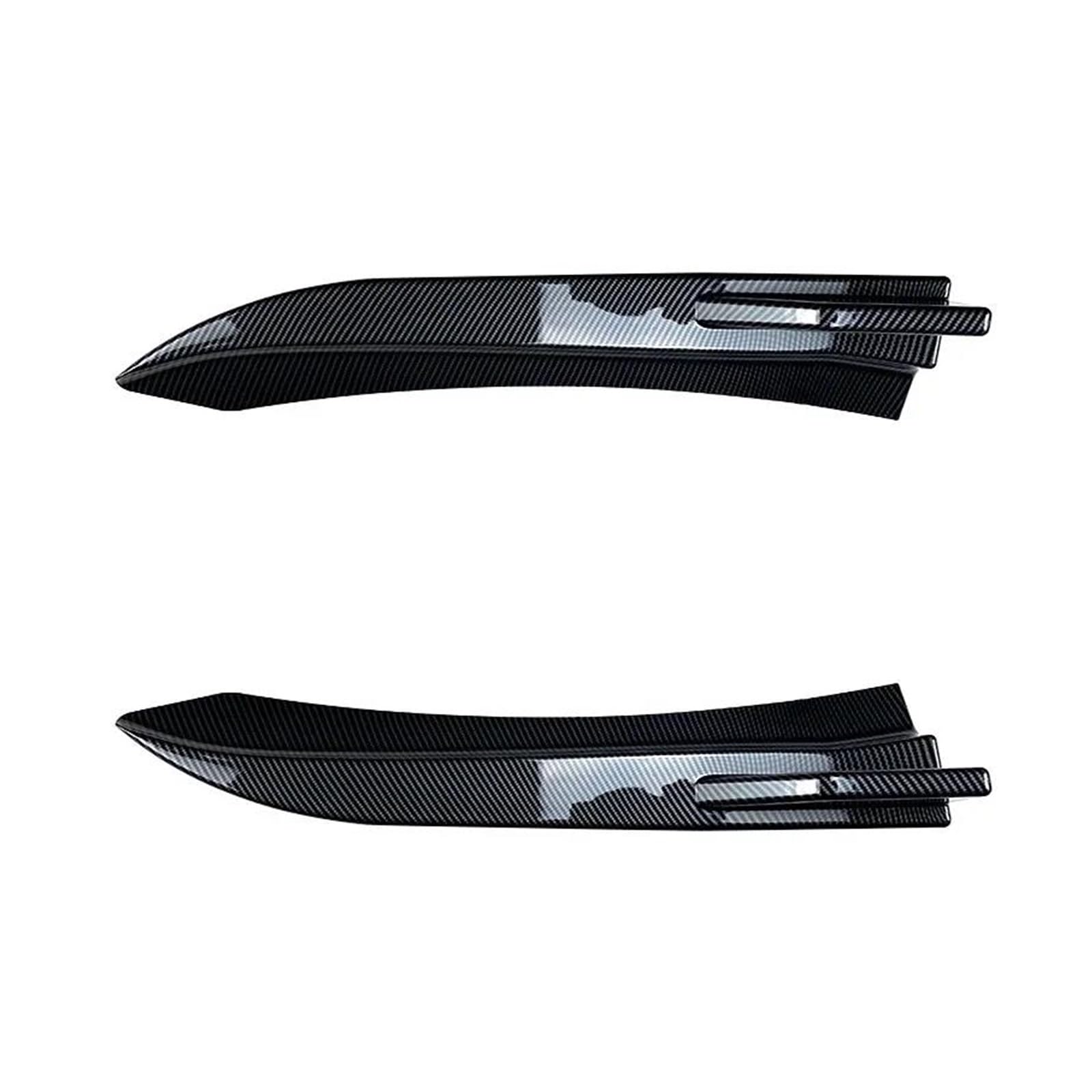 Seitenschweller 2 STÜCKE Heckstoßstange Splitter Seitenspoiler Canards Abdeckung Body Kit Trim Für F32 F33 F36 Sport Tech 2015-2018 Autozubehör Seitenrock(Kohlefaser-Optik) von FTJKKVV