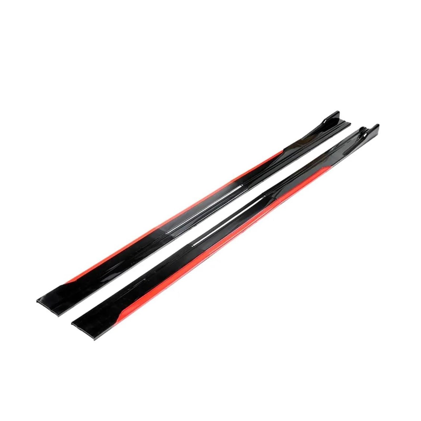 Seitenschweller 2m 2,18m Universal Auto Seitenschweller Für Verlängerung Splitter Stoßstange Racing Seitenflügel Stoßstange Lippe Seitenspoiler Seitenrock(6pc Reddish Black 2m) von FTJKKVV