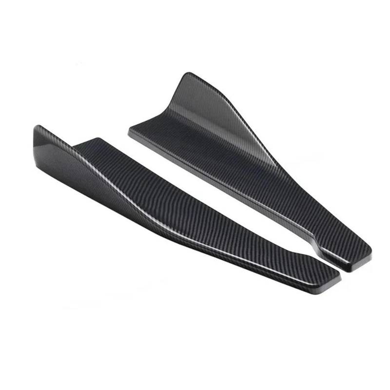 Seitenschweller 48CM Für A3 A4 Q5 Seitenschweller Für Autos Universal Bumper Spoiler Splitter Extensions Seitenrock(Carbon Fiber Pattern) von FTJKKVV