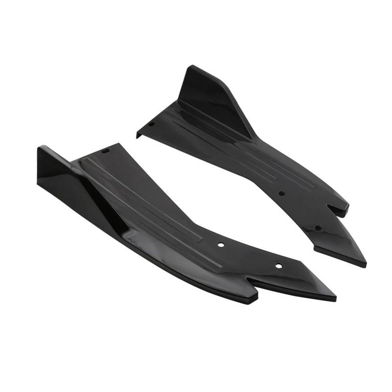 Seitenschweller 48cm Universal Heckstoßstangenschutz Canards Splitter Seitenschweller Schutz Body Kits Für Toyota Für Camry 2018-2022 Autozubehör Seitenrock(Glossy Black) von FTJKKVV