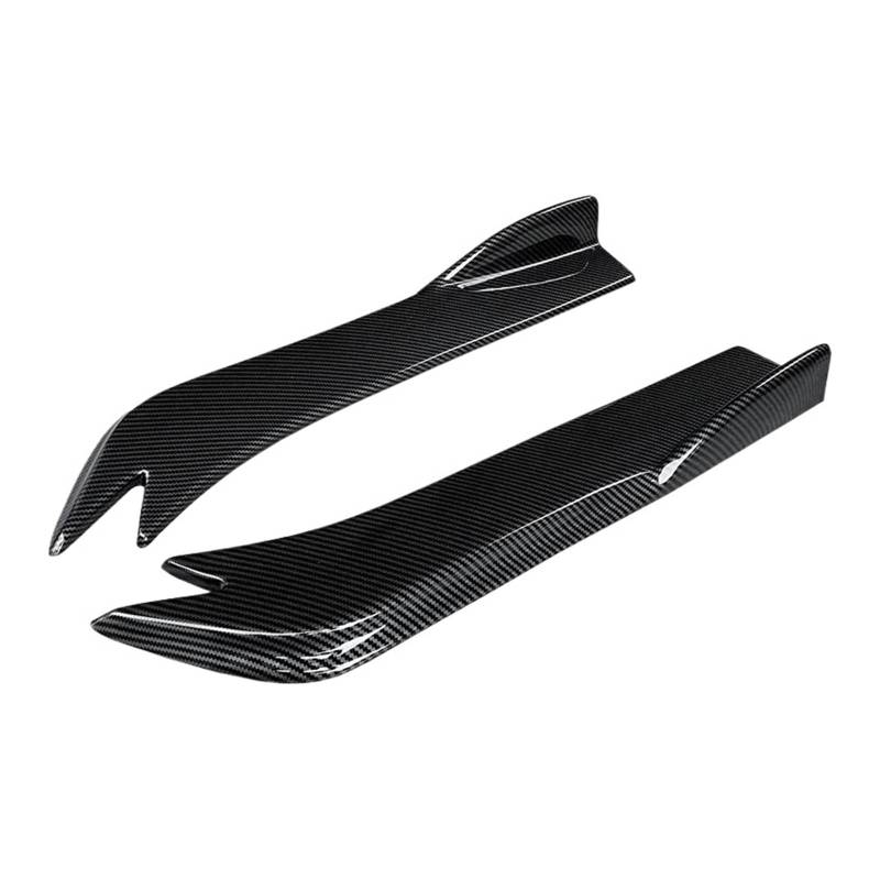 Seitenschweller Auto Heckspoilerlippe Diffusor Splitter Spoiler Kratzschutz Schwarz Heckspoilerlippe Wickelwinkel Splitter Für Mazda 6 Für Atenza 2014-2019 Seitenrock(Kohlefaser-Optik) von FTJKKVV