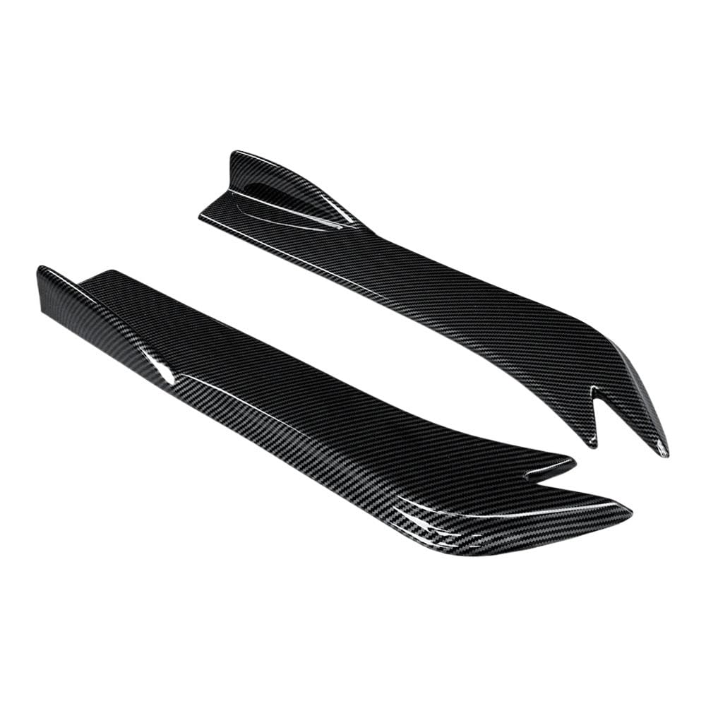 Seitenschweller Auto Heckstoßstange Splitter Schürzen Lip Spoiler Diffusor Flügel Wickelwinkel Für 3er E90 E91 E92 E93 F30 F35 330i 320i 325i M3 Seitenrock(Kohlefaser-Optik) von FTJKKVV