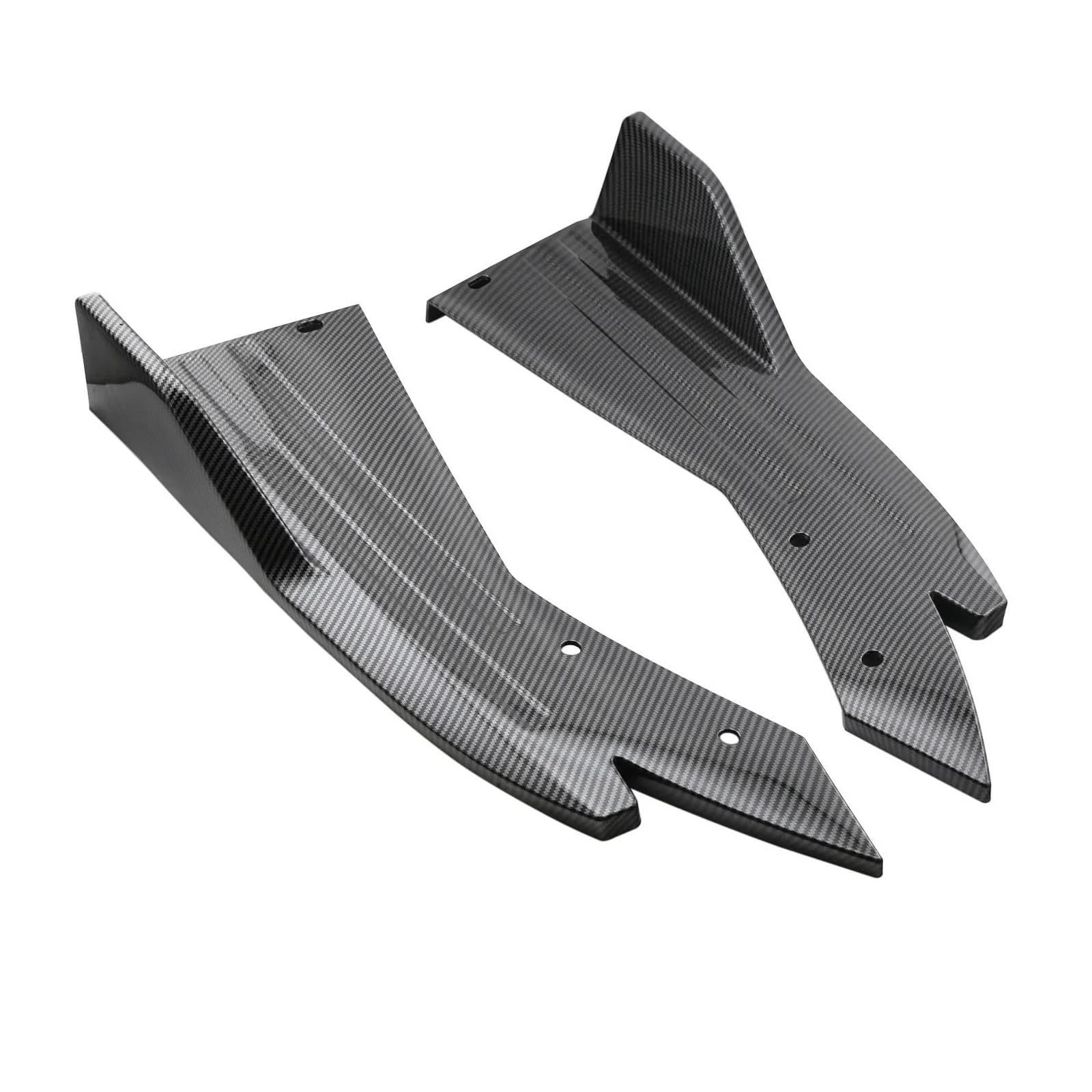 Seitenschweller Für 5 Series E60 E61 F10 Autozubehör Heckstoßstangenschutz Canards Splitter Seitenschwellerschutz Body Kits Cover Aufkleber Seitenrock(Kohlefaser-Optik) von FTJKKVV