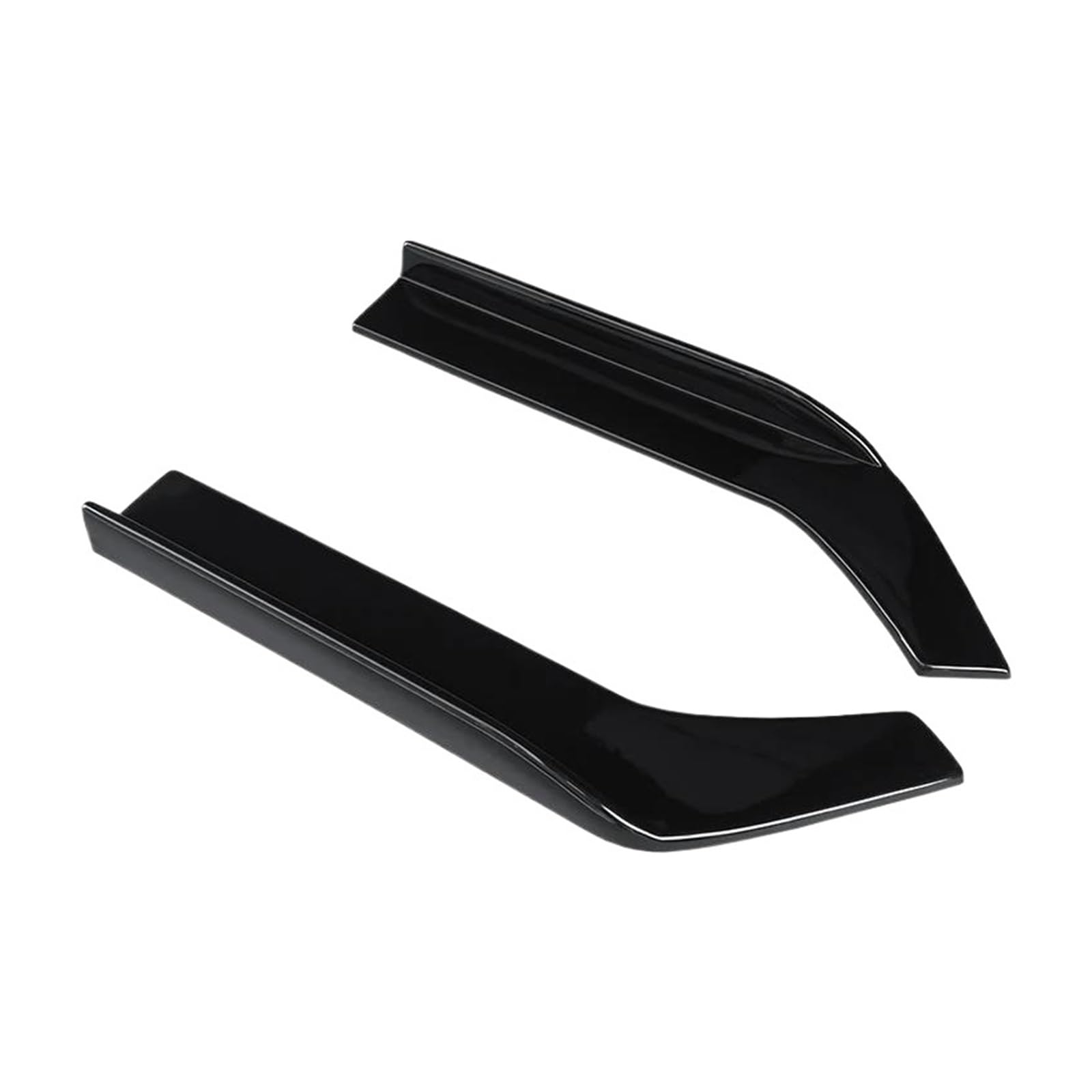 Seitenschweller Für Hyundai Für Elantra 2021 Auto Heckspoiler Schutzplatte Automotive Diffusor Wrap Angle Kits Carbon Fiber Zubehör Seitenrock(Gloss Black) von FTJKKVV