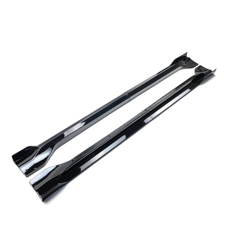 Seitenschweller Für Jeep Für Grand Für Cherokee Für SRT/Für SRT8/Wk2 2012-2021 Auto Seitenschweller Verlängerung Splitter Lip Spoiler Diffusor Zubehör Seitenrock(Glossy Black) von FTJKKVV