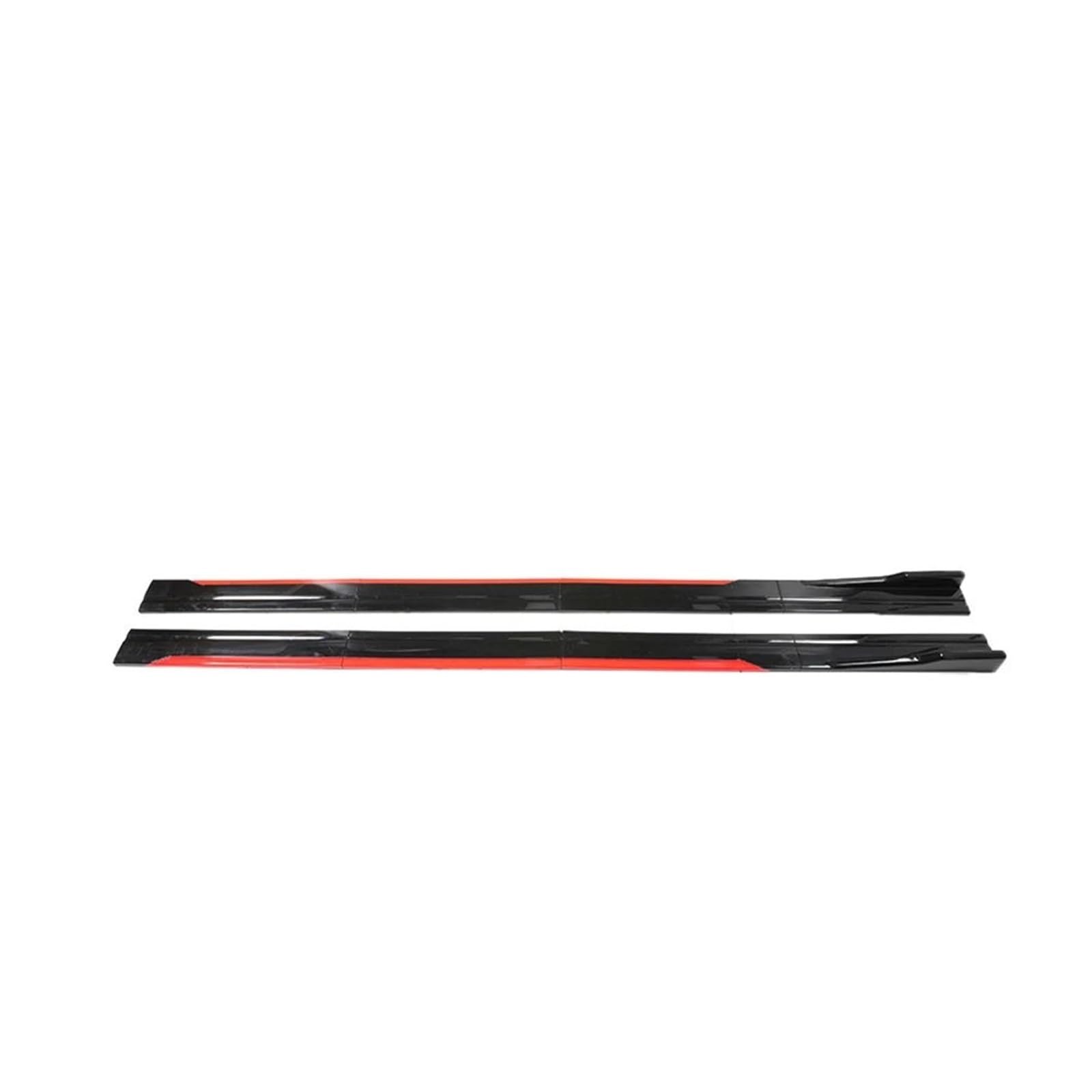 Seitenschweller Seitenschwellerverlängerungen Auto-Seitenschweller-Splitter Diffusor-Winglet-Flügel Für SEAT Für Leon F R 5F MK1 MK2 MK3 MK3.5 MK4 MK5 Für SEAT Seitenrock(Black and Red) von FTJKKVV