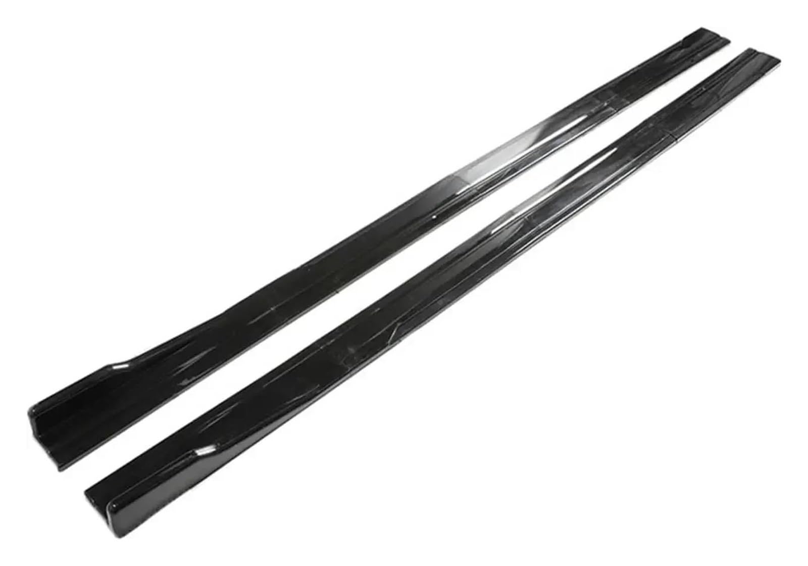 Seitenschweller Seitenschwellerverlängerungen Auto-Seitenschwellersplitter Diffusor-Winglet-Flügel Für Clio Für Megane Für Duster Für Logan Für Twingo Seitenrock(Glossy Black) von FTJKKVV