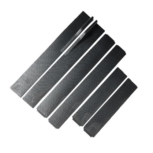 Seitenschweller Universal 2,2 M/2 M ABS Seitenspoiler Auto Seitenschweller Verlängerung Spoiler Schweller Lippensplitter Für Subaru Autozubehör Seitenrock(Carbon Fiber 2.2m) von FTJKKVV