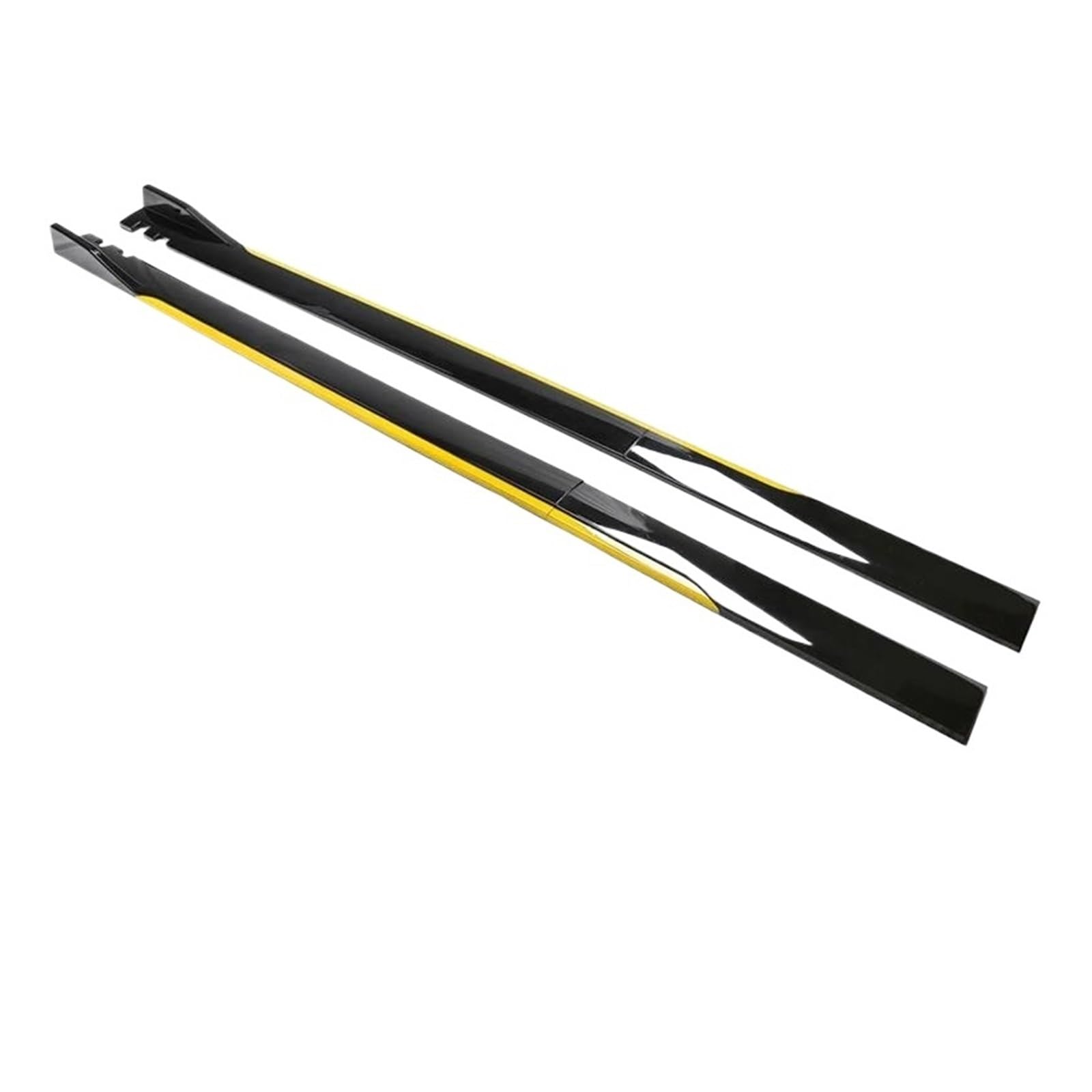 Seitenschweller Universal Auto Styling Außen Zubehör Seite Röcke Erweiterung Diffusor Bodykit Für Mazda Seitenrock(220cm Black Yellow) von FTJKKVV