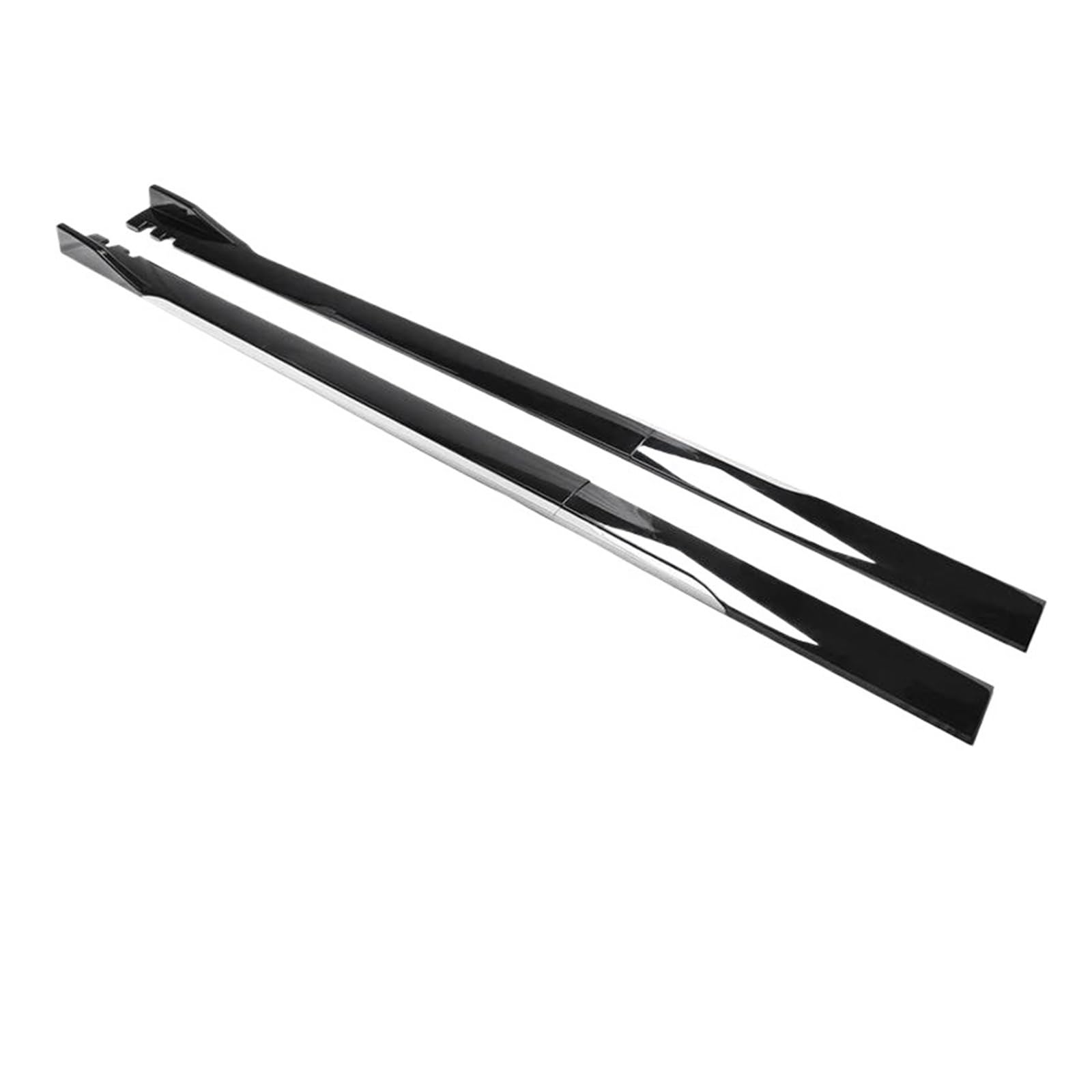 Seitenschweller Universal Auto Styling Seite Röcke Erweiterung Diffusor Bodykit Außen Zubehör Für Toyota Seitenrock(200cm Black White) von FTJKKVV