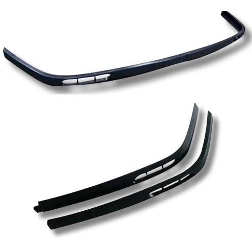 Splitter 2 Stücke Für Peugeot 307 Body Kit Autozubehör Spoiler Splitter Diffusor Klappe Sport Stoßstange Außenteile Frontschürze Lippe Spoiler(Model 1) von FTJKKVV