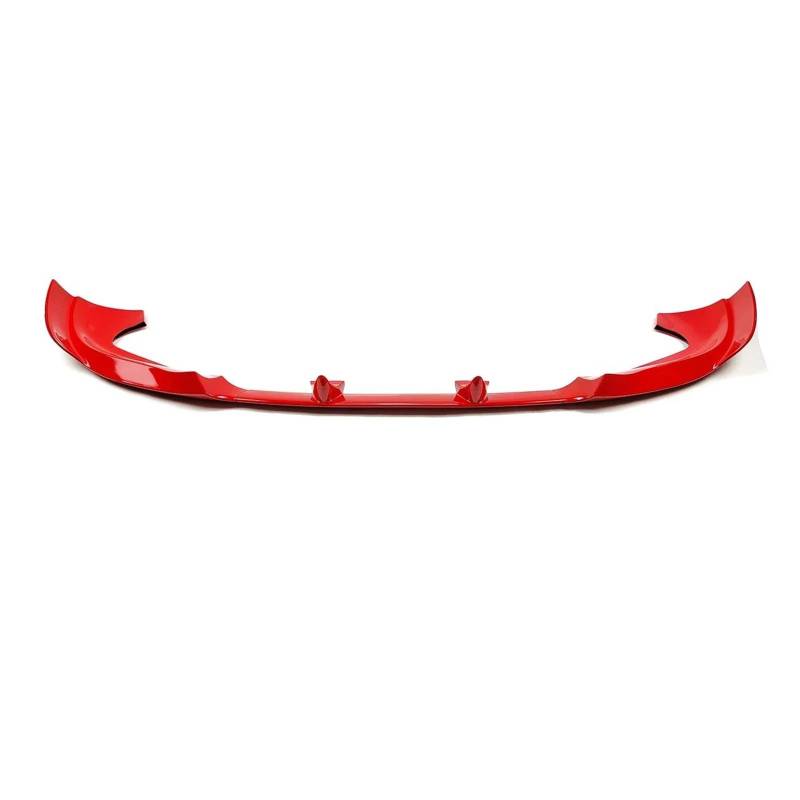 Splitter 3 STÜCKE Auto Frontspoilerlippe Splitter Spoiler Carbon Fiber Style Body Kit Weiß Rot Für Jeep Für Grand Für Cherokee Für SRT 2012-2016 SRT8 Spoiler(Rot) von FTJKKVV