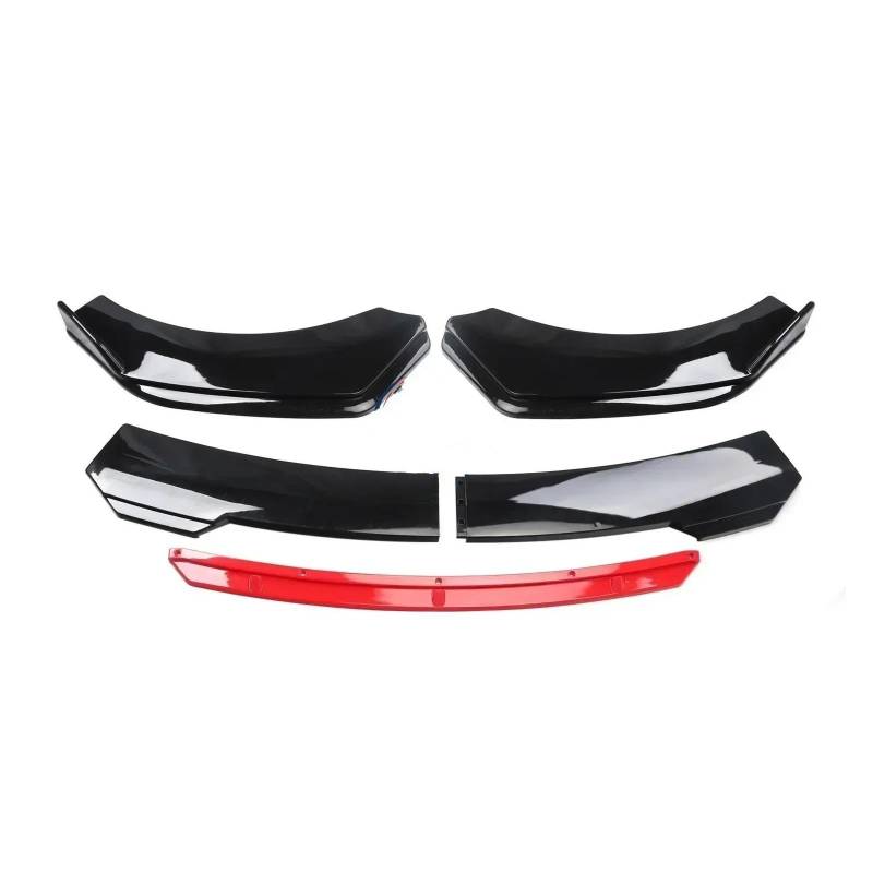 Splitter Auto-Front-Körper-Stoßfänger-Spolierlippe Kinn-Diffusor Splitter Air Dam Kit Schutzabdeckung Für Panamera 970 971 2009-2022 Spoiler(Black Red) von FTJKKVV