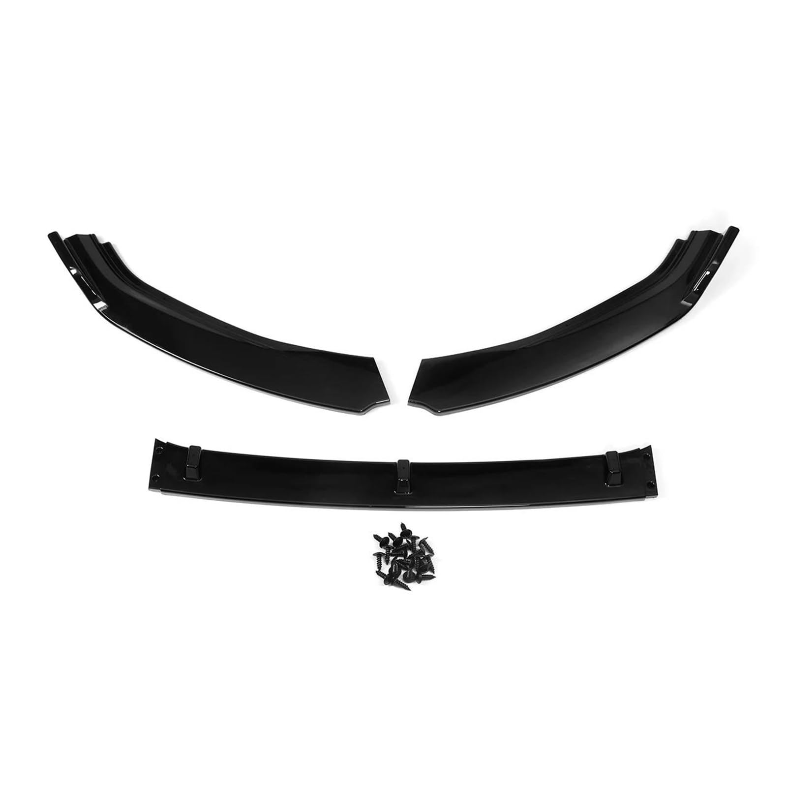 Splitter Auto Front Stoßstange Splitter Lip Spoiler Body Kit Stoßstange Diffusor Für VW Für Golf MK7 2014-2017 Stoßstange Lip Splitter Glänzend Schwarz Spoiler von FTJKKVV