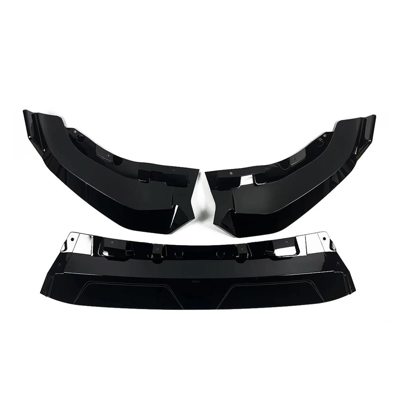 Splitter Auto Front Stoßstange Splitter Lip Spoiler Diffusor Schutz Abdeckung Körper Kits Carbon Fiber Look Für G07 X7 LCI 2023 + Spoiler(Glossy Black) von FTJKKVV