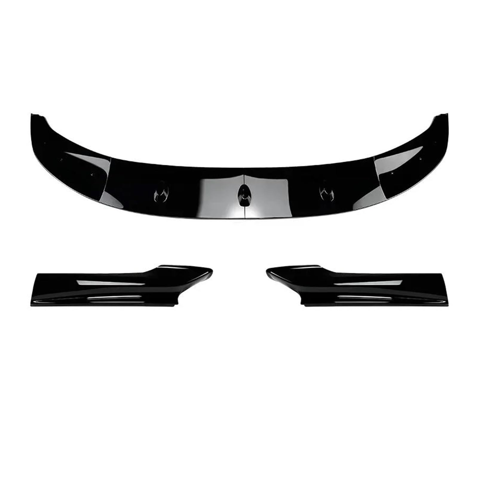 Splitter Auto Frontschürze Lip Body Kit Spoiler Splitter Stoßstange Canard Lip Splitter Zubehör Für 5 Series F10 F11 Sport 2011-2017 Spoiler(Gloss Black) von FTJKKVV