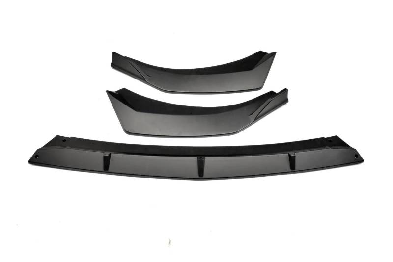 Splitter Front Stoßstange Splitter Lip Diffusor Spoiler Rock Körper Kit Dekorative Streifen Schaufel Für Hyundai Für Elantra CN7 2020 2021 Spoiler(Matt Black) von FTJKKVV