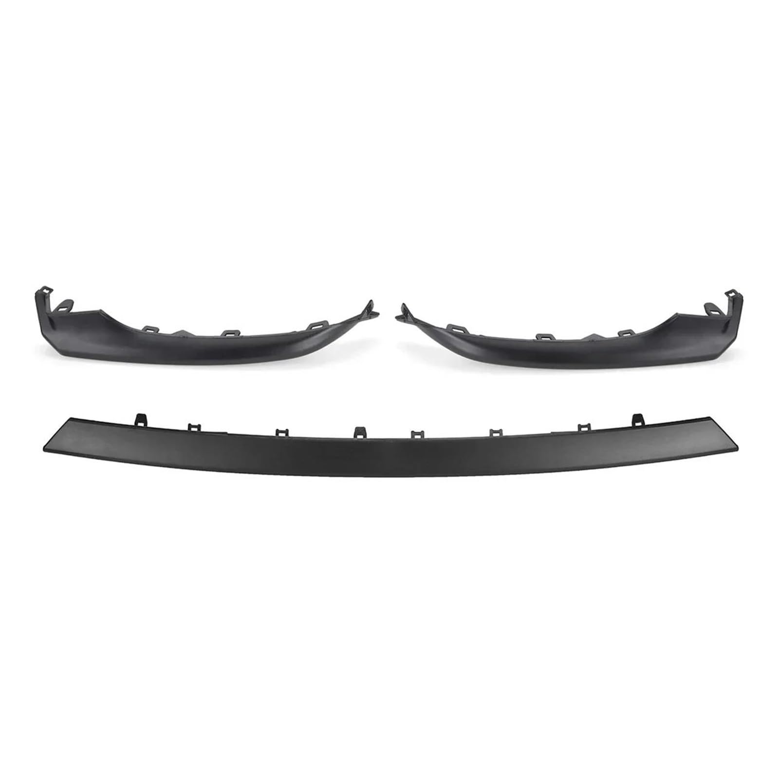 Splitter Front Stoßstange Splitter Lip Grille Lower Trim Molding Diffusor Abdeckung 5312206040 Für Toyota Für Camry SE Für XSE 2018-2020 Spoiler(3pcs Matte Black) von FTJKKVV