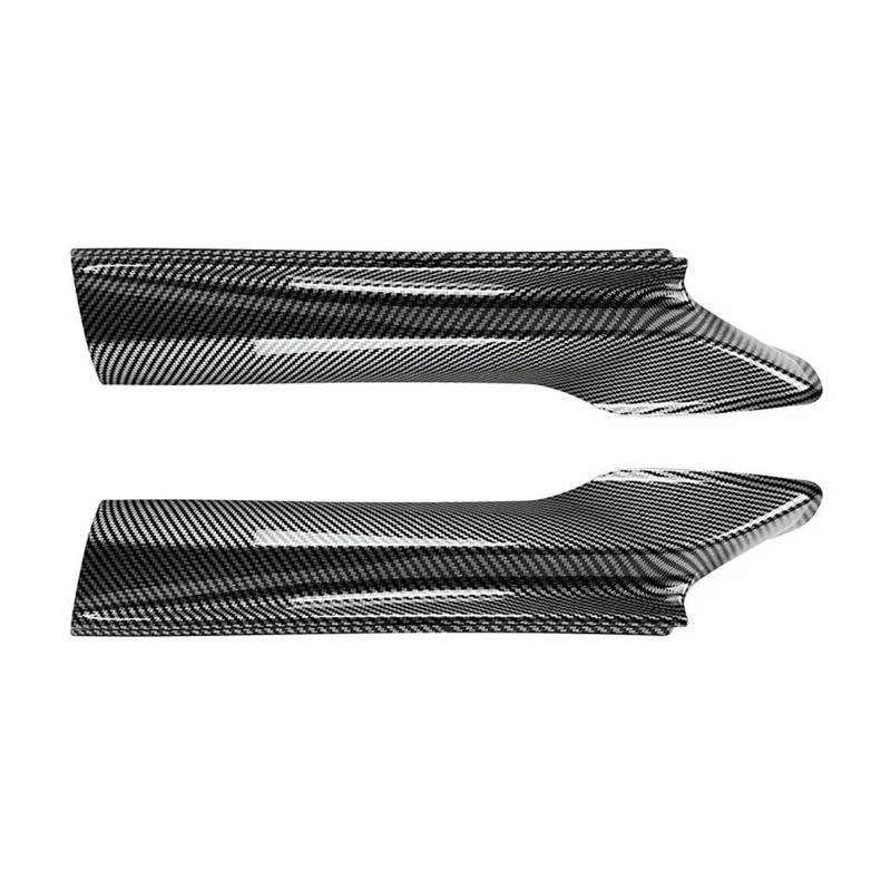 Splitter Frontschürze Lip Splitter Für 5 Series F10 F11 Sport 535i 528i M550d 2010-2016 Diffusor Body Kit Spoiler Tuning Spoiler(Carbon Look) von FTJKKVV