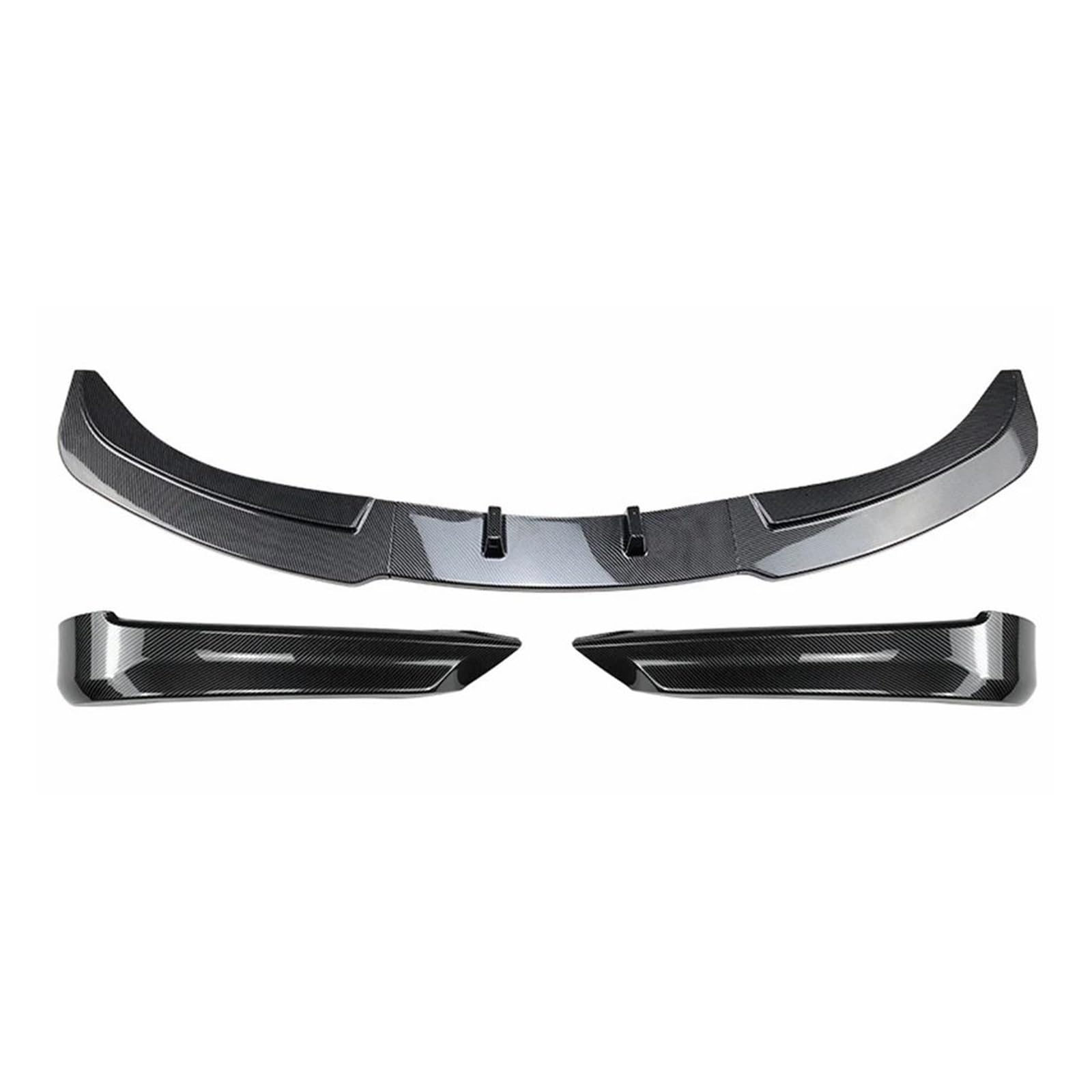 Splitter Frontspoilerlippe Splitter Canard Lip Diffusor Für 3er 318i 325i 330i 2005-2008 Body Kit E90 E91 Für LCI Für Facelift Spoiler(Carbon Look A B) von FTJKKVV