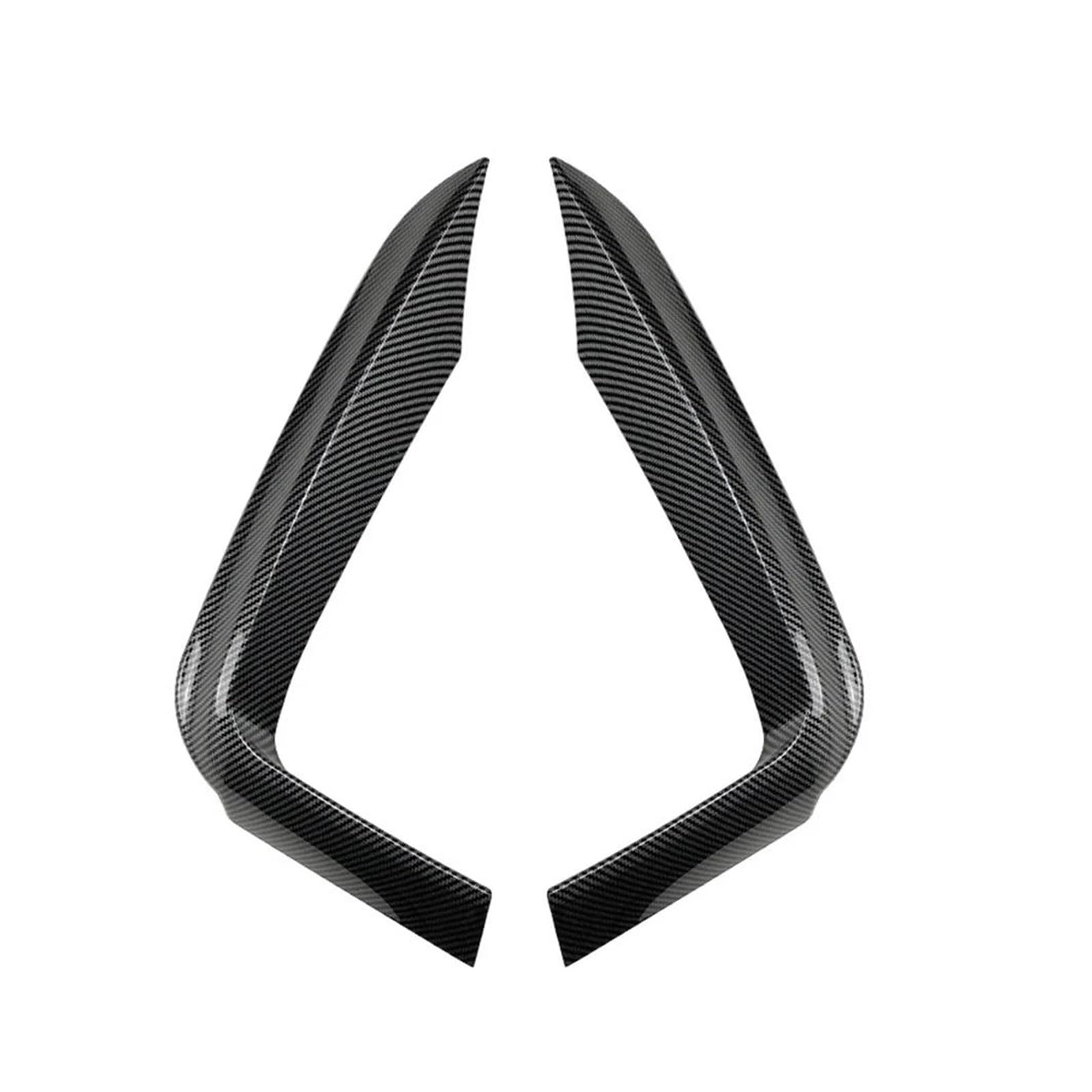 Splitter Frontspoilerlippe Splitter Spoiler Nebelscheinwerfer Kühlergrill Für 4er F32 F32 F36 420d 425d 430i 430d 435d MP Tech 2014-2020 Spoiler(Carbon Look Canards) von FTJKKVV