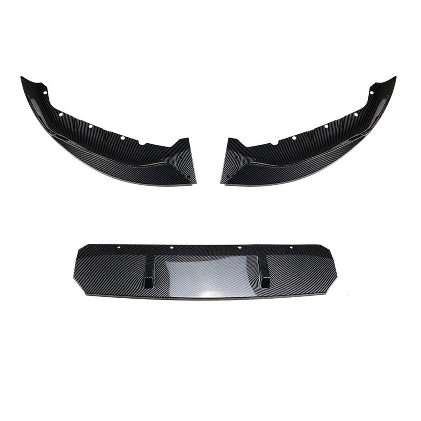 Splitter Frontspoilerlippe Unterkörper-Kit Diffusor Splitter Tuningschutz Für 5er G30 525i 530i Sport 2021+ Spoiler(Carbon Look) von FTJKKVV