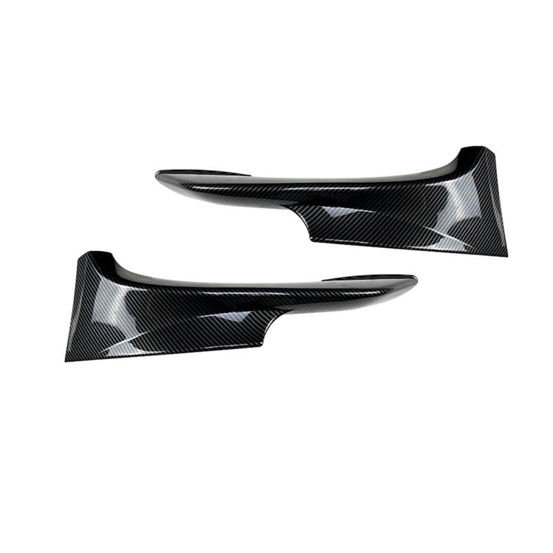 Splitter Frontstoßstangen-Seitensplitter-Abdeckung Auto-Entlüftungs-Einlass Unterer Spoiler Canards Für 3er-Serie E92 E93 Für LCI Sport 2010–2014 Für Tech Spoiler(Kohlefaser-Optik) von FTJKKVV