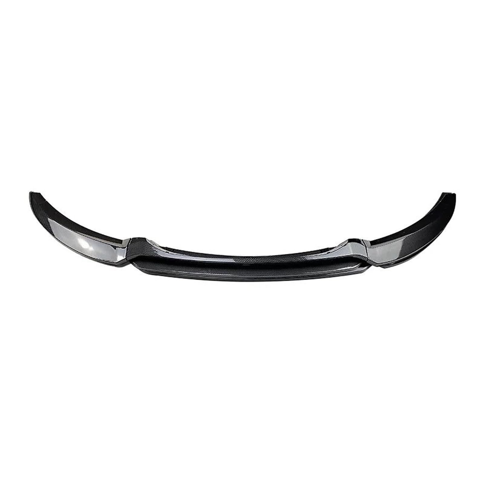 Splitter Für 1er E82 E88 2007 2008 2009 2010 Auto Vorderen Stoßfänger Lippe Kinn Spoiler Splitter Glänzend Schwarz Carbon Fiber ABS Kunststoff Spoiler(Carbon Look) von FTJKKVV