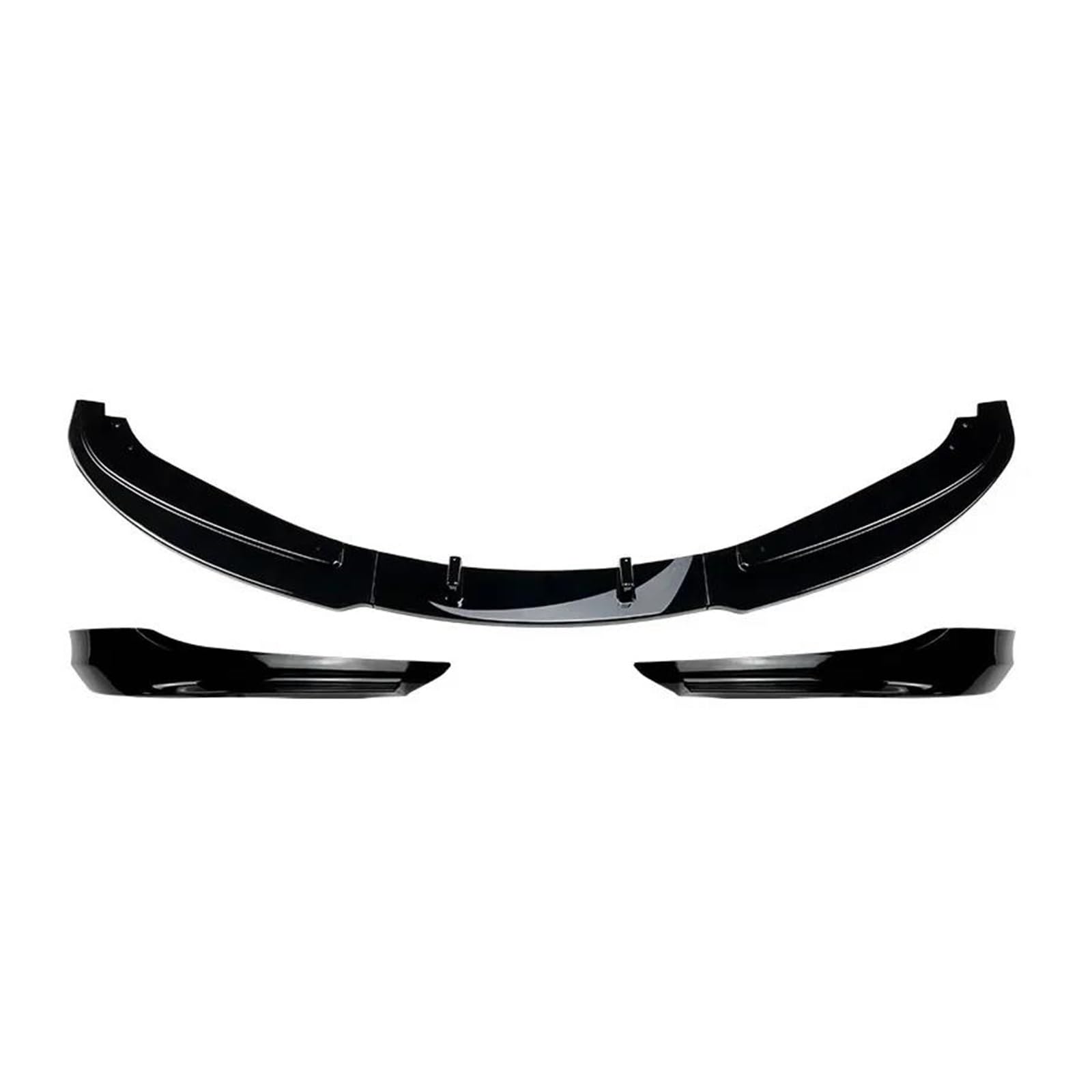 Splitter Für 3er E90 E91 Für LCI Facelift 325i 330i 2007-2012 Tuning Canard Lip Diffusor Frontspoilerlippe Splitter Schwarz Spoiler(Gloss Black A B) von FTJKKVV