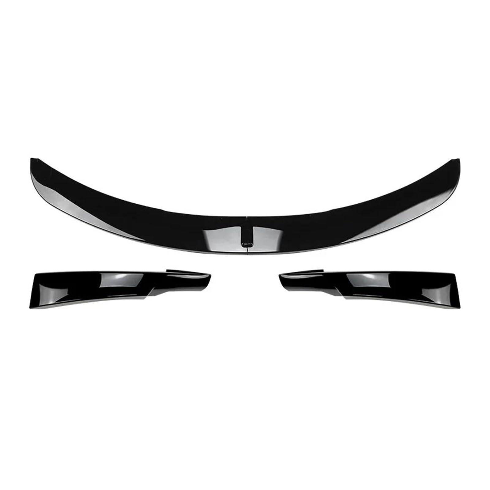 Splitter Für 3er E90 E91 Für LCI Sport 2009-2012 Auto Frontstoßstange Lip Splitter Diffusor Body Kits Spoiler Stoßstange Schutzfolie Spoiler(Gloss Black Set) von FTJKKVV