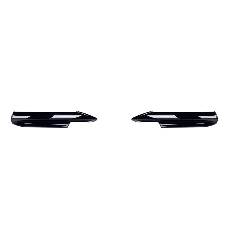 Splitter Für 3er E90 E91 Tech 2005-2008 Frontspoilerlippe Spoiler Diffusor Splitter Body Kit Schürzen Abdeckung Schutzverkleidung Spoiler(A Glossy Black) von FTJKKVV