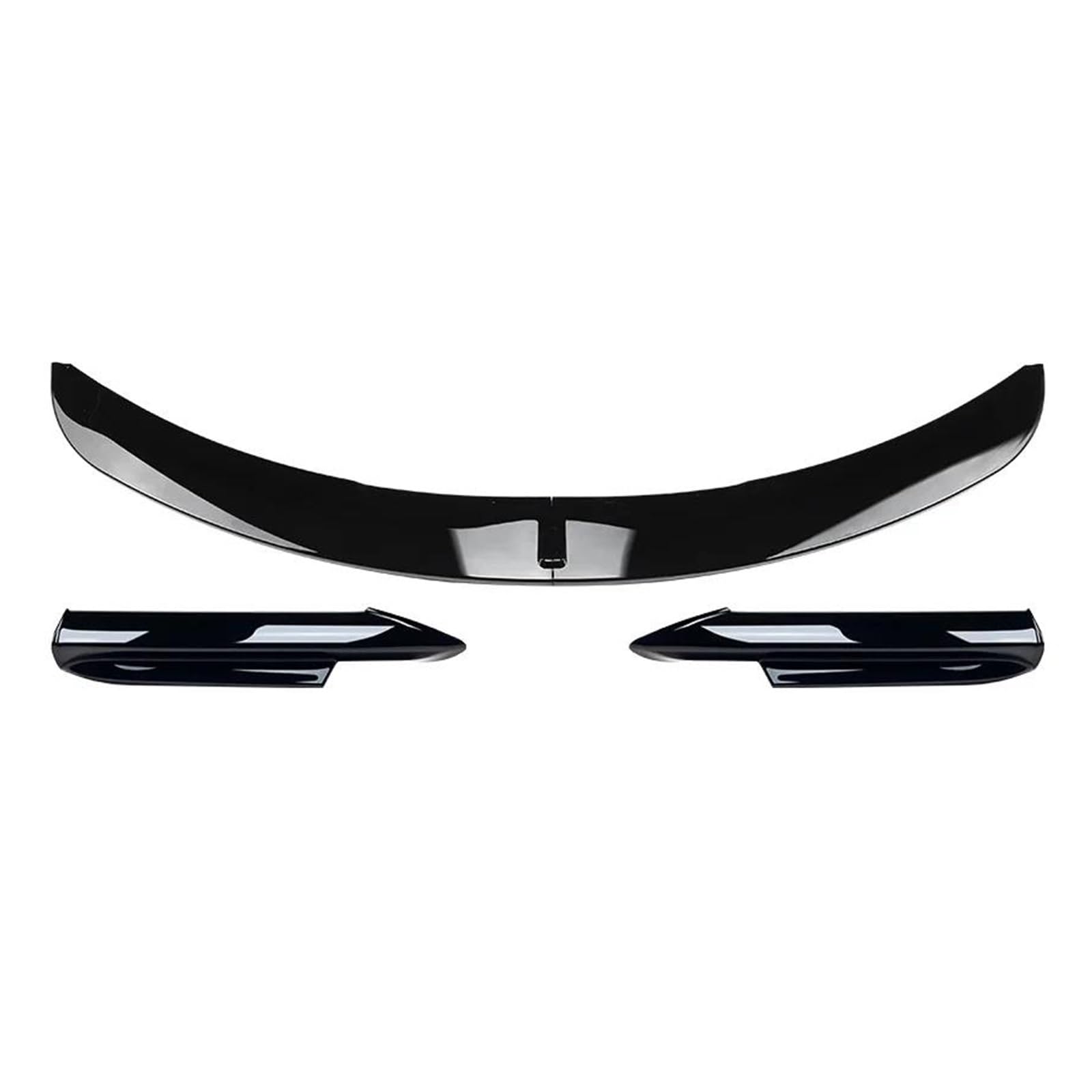 Splitter Für 3er E90 E91 Tech 2005-2008 Frontspoilerlippe Spoiler Diffusor Splitter Body Kit Schürzen Abdeckung Schutzverkleidung Spoiler(Glossy Black 1set) von FTJKKVV