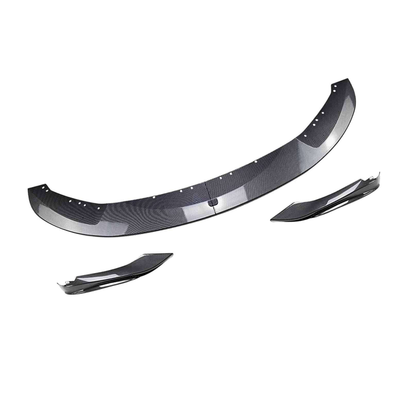 Splitter Für 4 Serie F32 F33 F36 435i Sport 2014-2020 Auto Vorderen Stoßfänger Klinge Spoiler Lip Untere Seite Für Splitter Trim Spoiler(Kohlefaser-Optik) von FTJKKVV